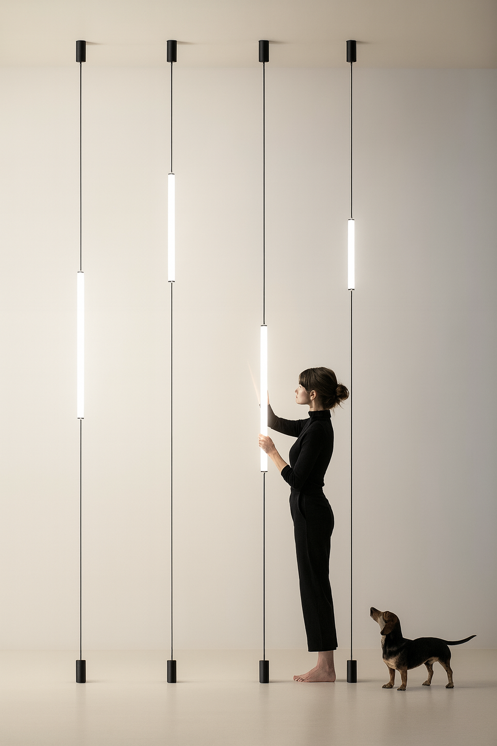 KAORE | INTELLIGENTE TOTEM-TISCHLAMPE